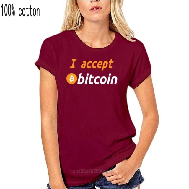 I Accept Bitcoin T Shirt