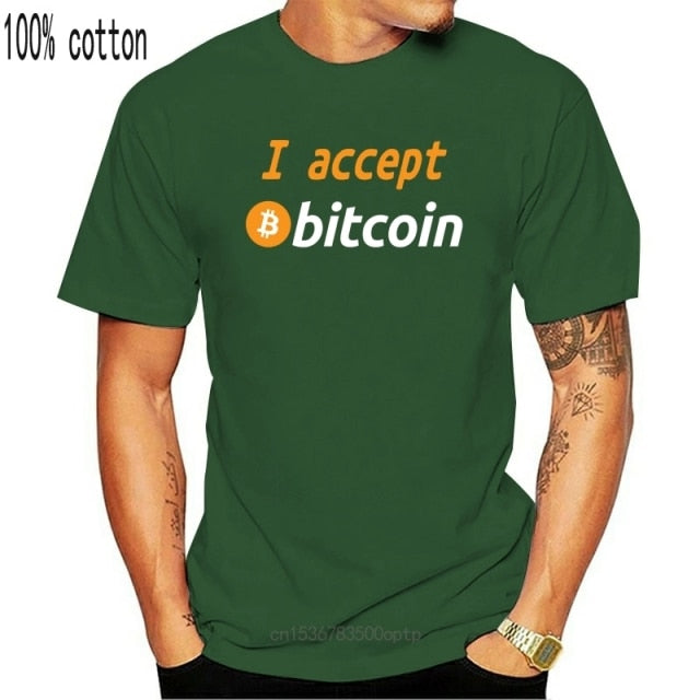 I Accept Bitcoin T Shirt