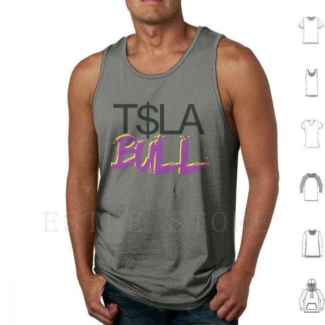 Tesla Bull Tank Tops