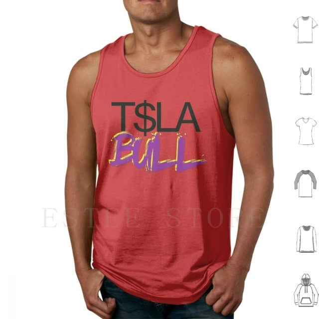 Tesla Bull Tank Tops