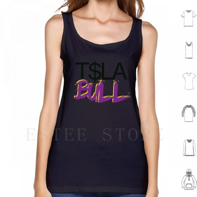 Tesla Bull Tank Tops