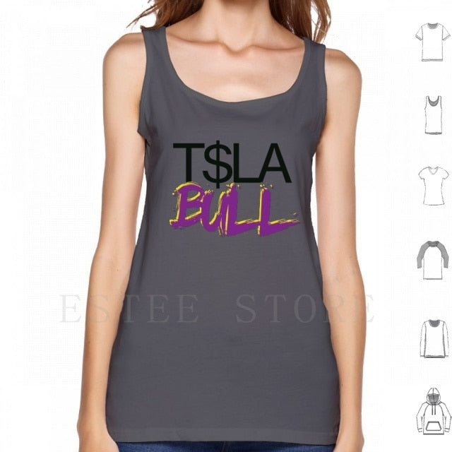 Tesla Bull Tank Tops